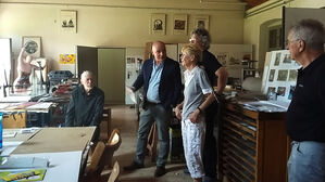 v.l.: Mindhoff, Born, Dr. Naumer, Mindhoff und Spinner