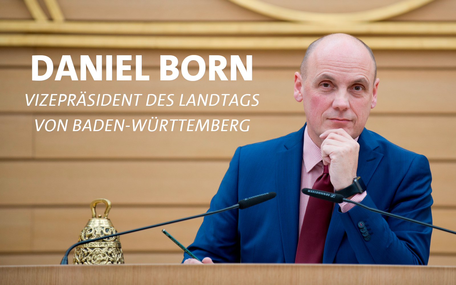 Daniel Born bei der Sitzungsleitung